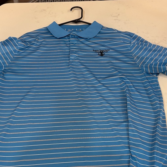 Blue Striped Polo Shirt - Picture 1 of 7